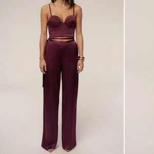 JLuxLabel Deserae Burgundy Set